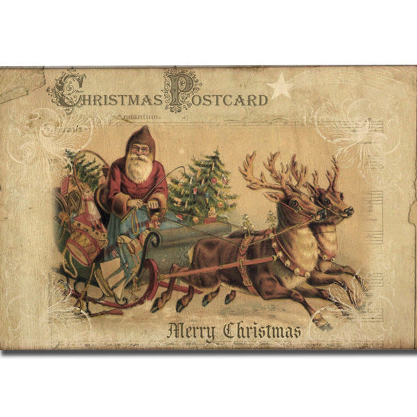Vintage Scenes Series - Vintage Christmas Wood Cards