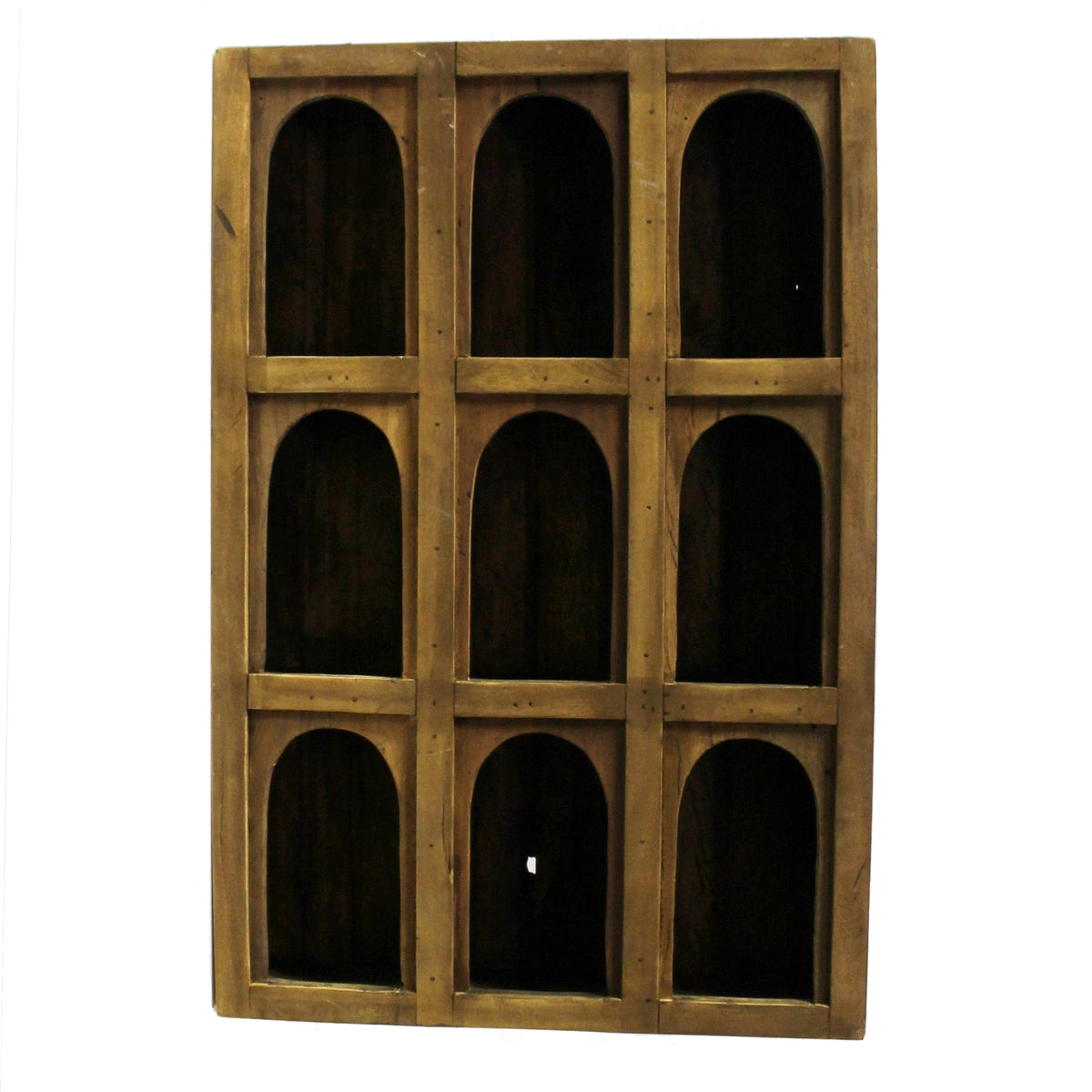 Soledad Nine Arch Display Case, Wood