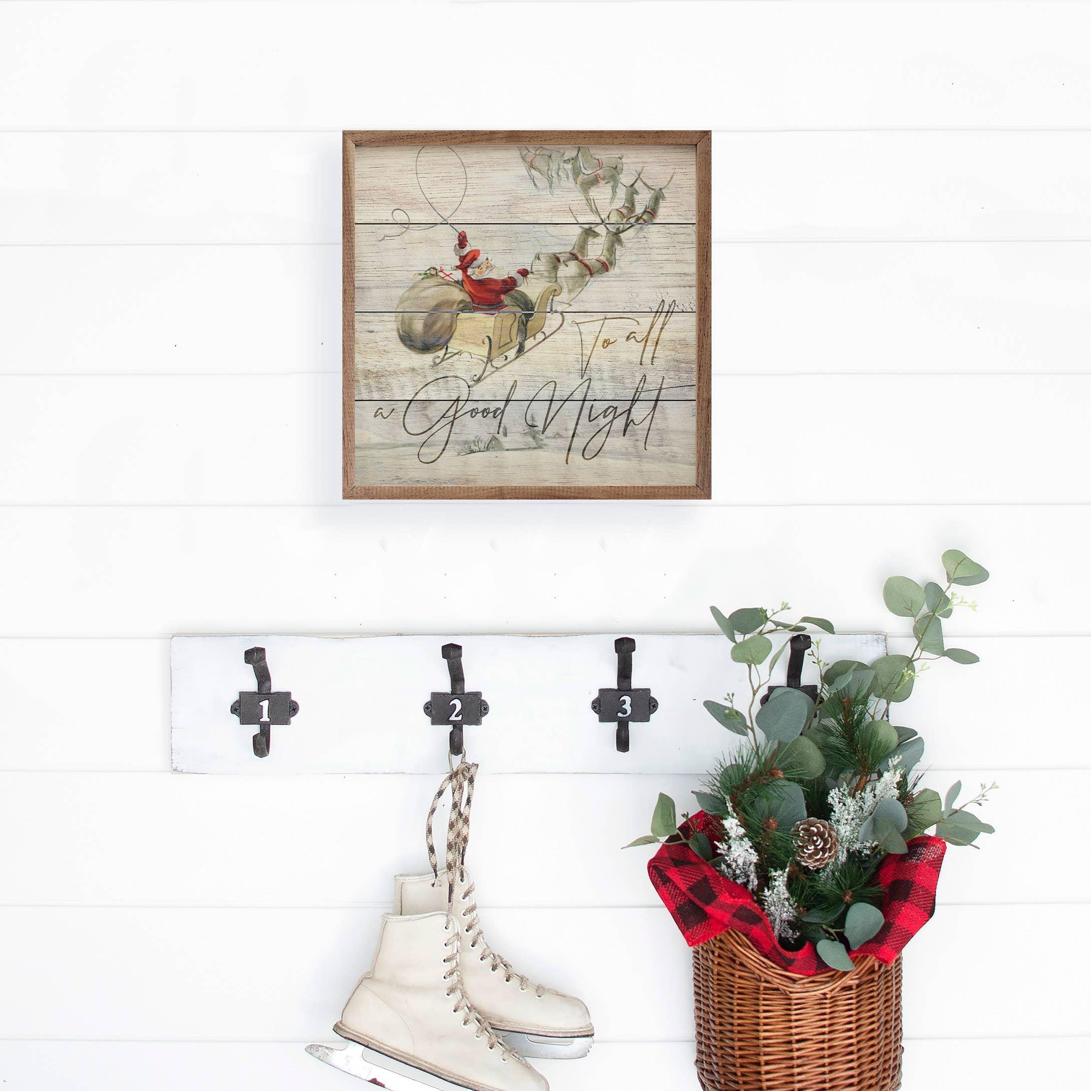 To All A Good Night 4 x 4 - Signastyle Boutique