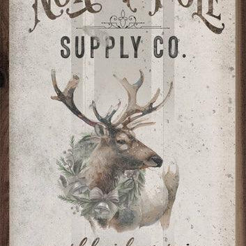 North Pole Supply Co 8x16 - Signastyle Boutique