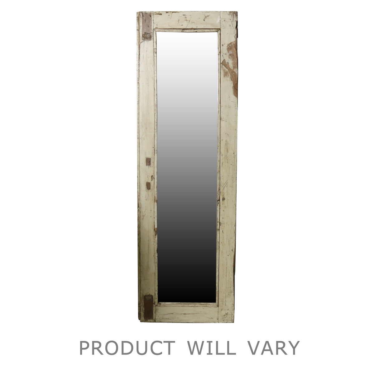 Salvaged Wood Shutter Mirror - Tall