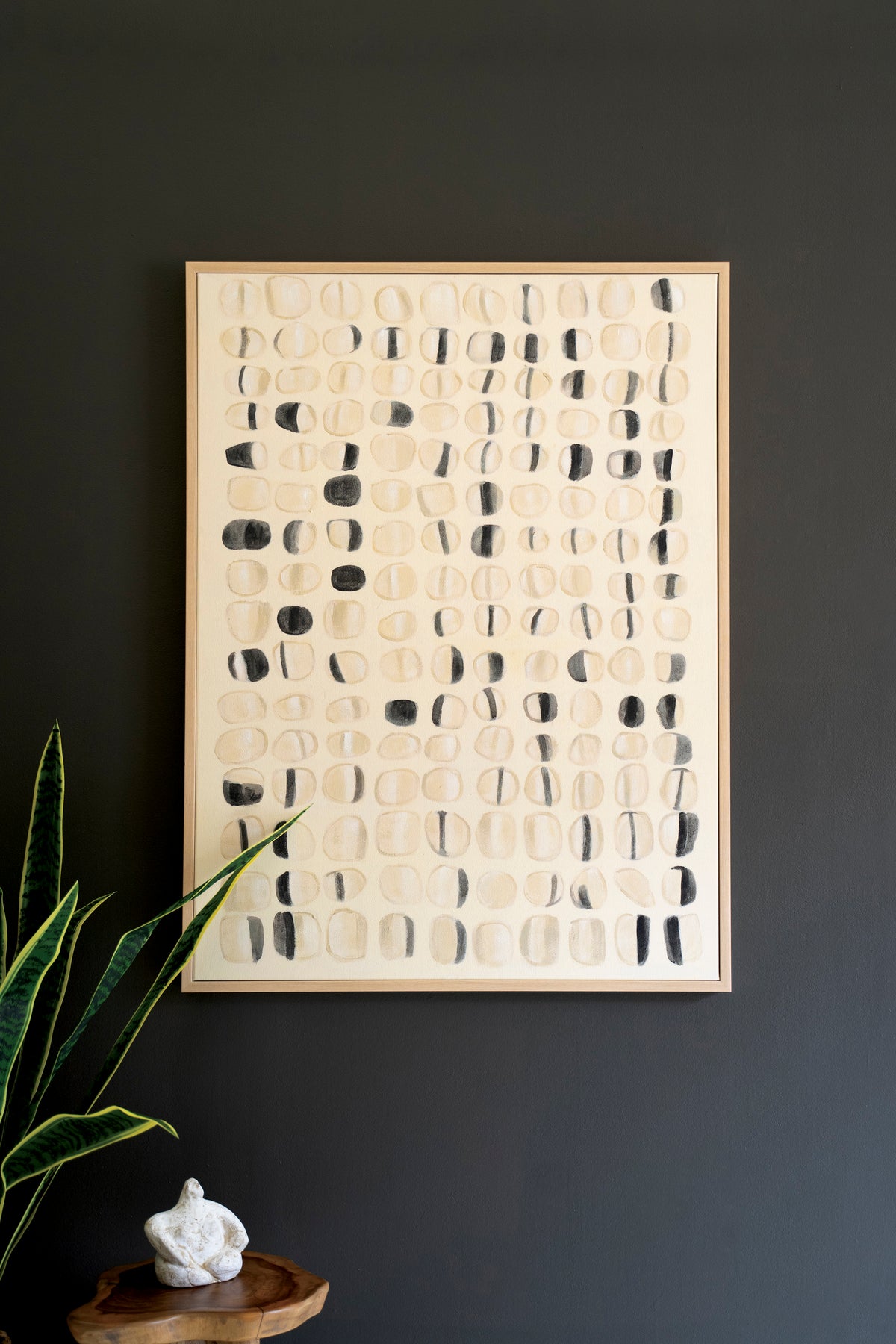 Framed Acrylic Painting Abstract