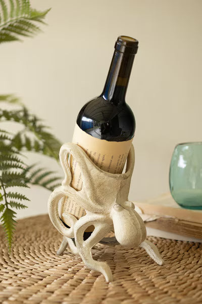Cast Iron Octopus Wine Bottle Holder (Case Pack)