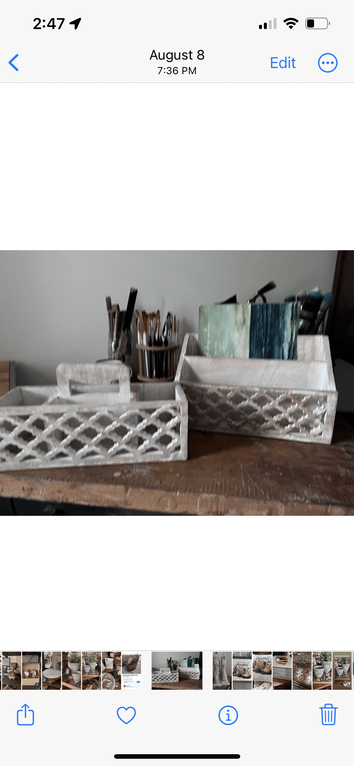 Rustic Desk Organizer - Signastyle Boutique