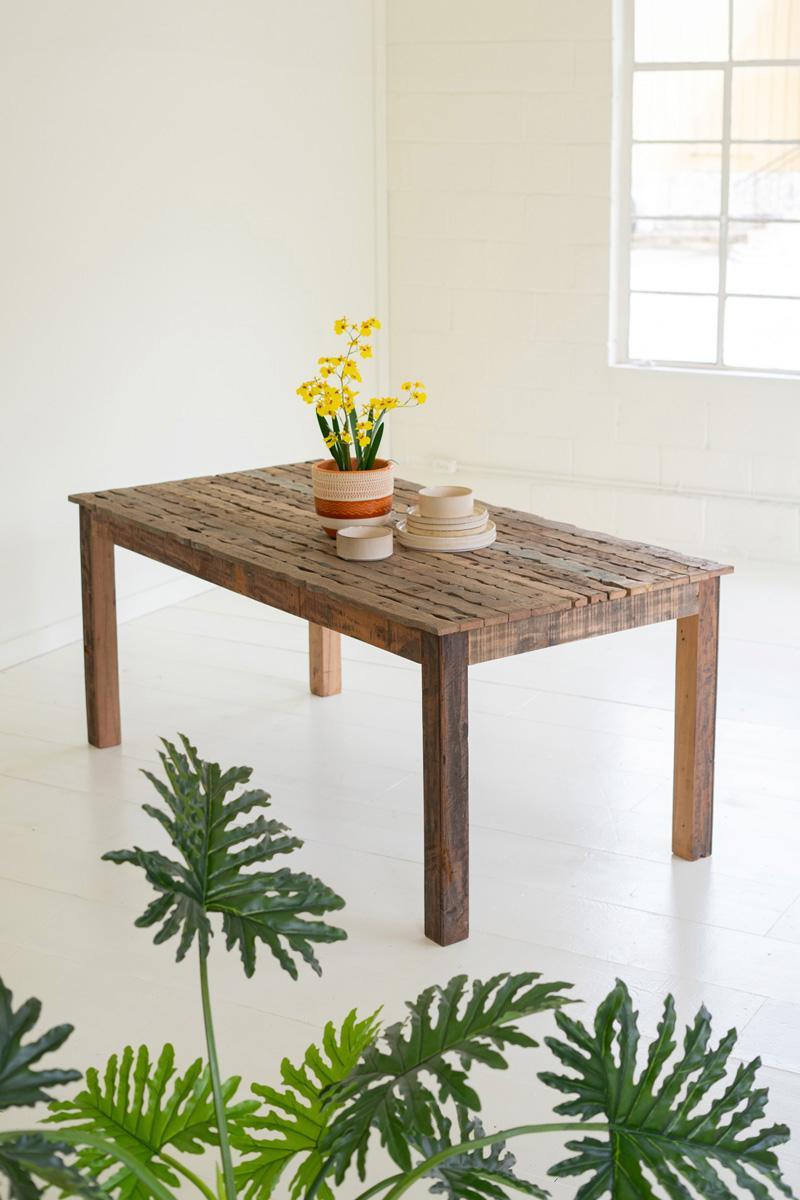 Recycled Wood Dining Table