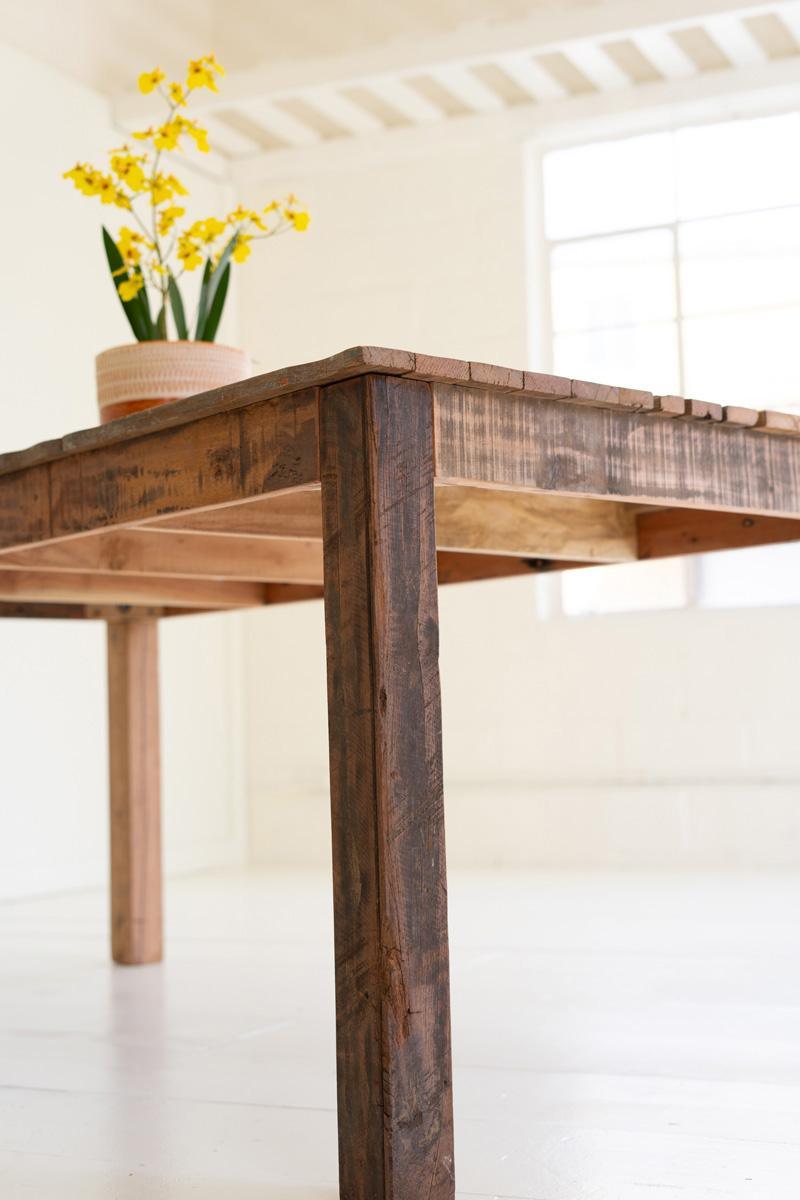 Recycled Wood Dining Table