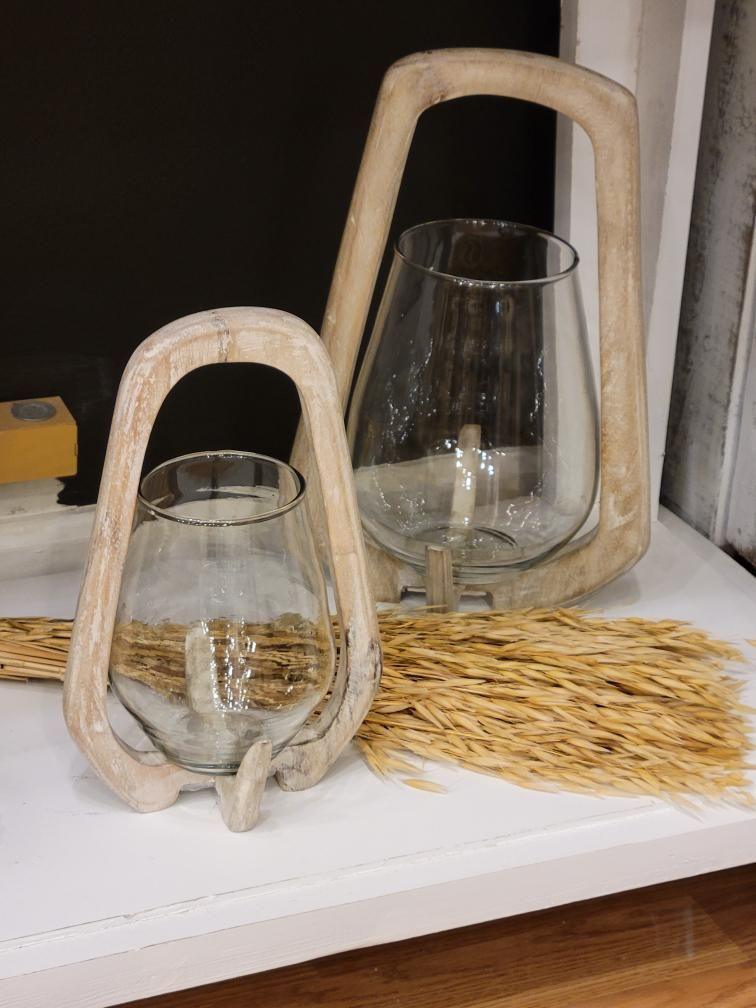 Distressed White Lantern - Signastyle Boutique