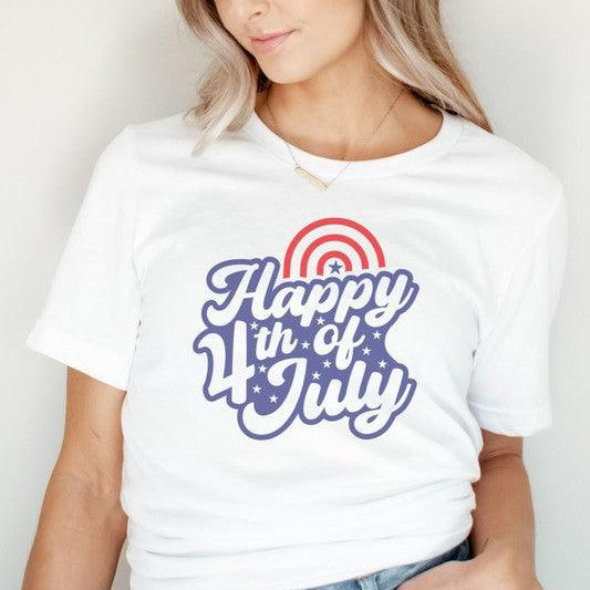 Happy 4th of July Graphic Tee - Signastyle Boutique