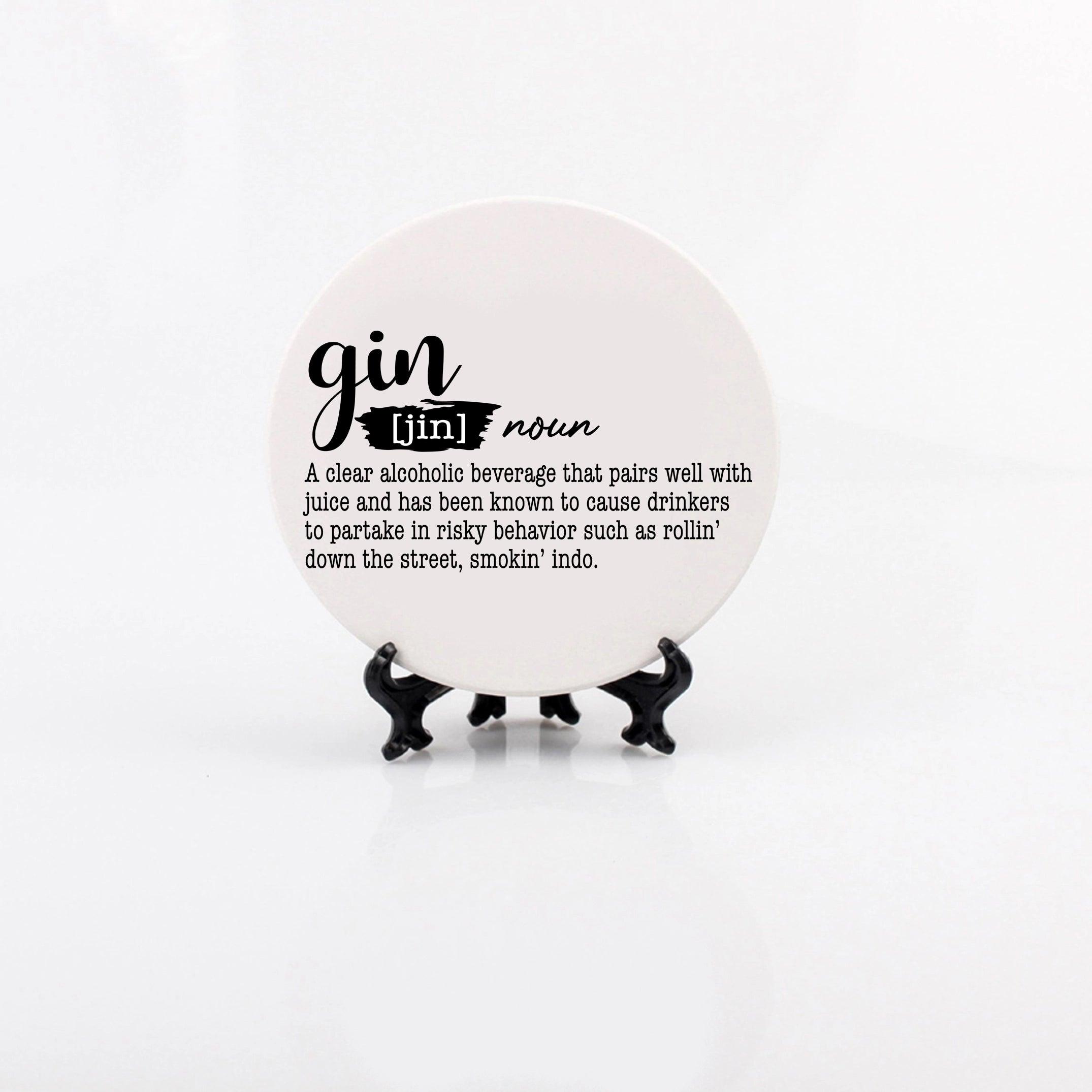 Funny Dictionary Definition Ceramic + Cork Coasters, Barware - Signastyle Boutique