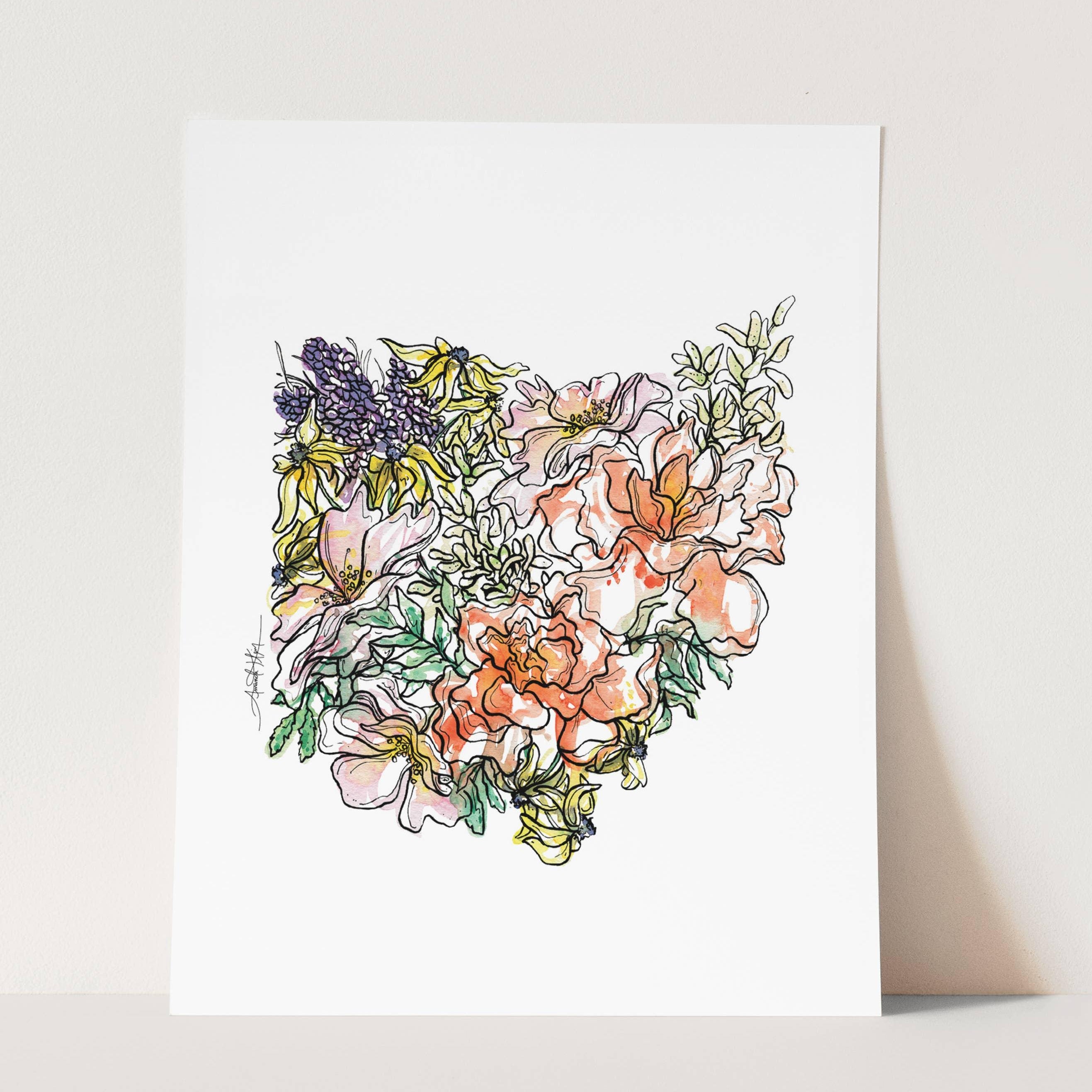 Ohio Wall Art Print - Signastyle Boutique