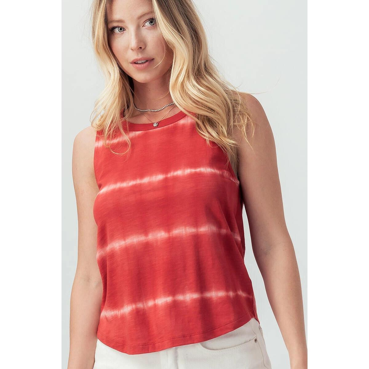 Tie Dye Sleeveless Top - Signastyle Boutique