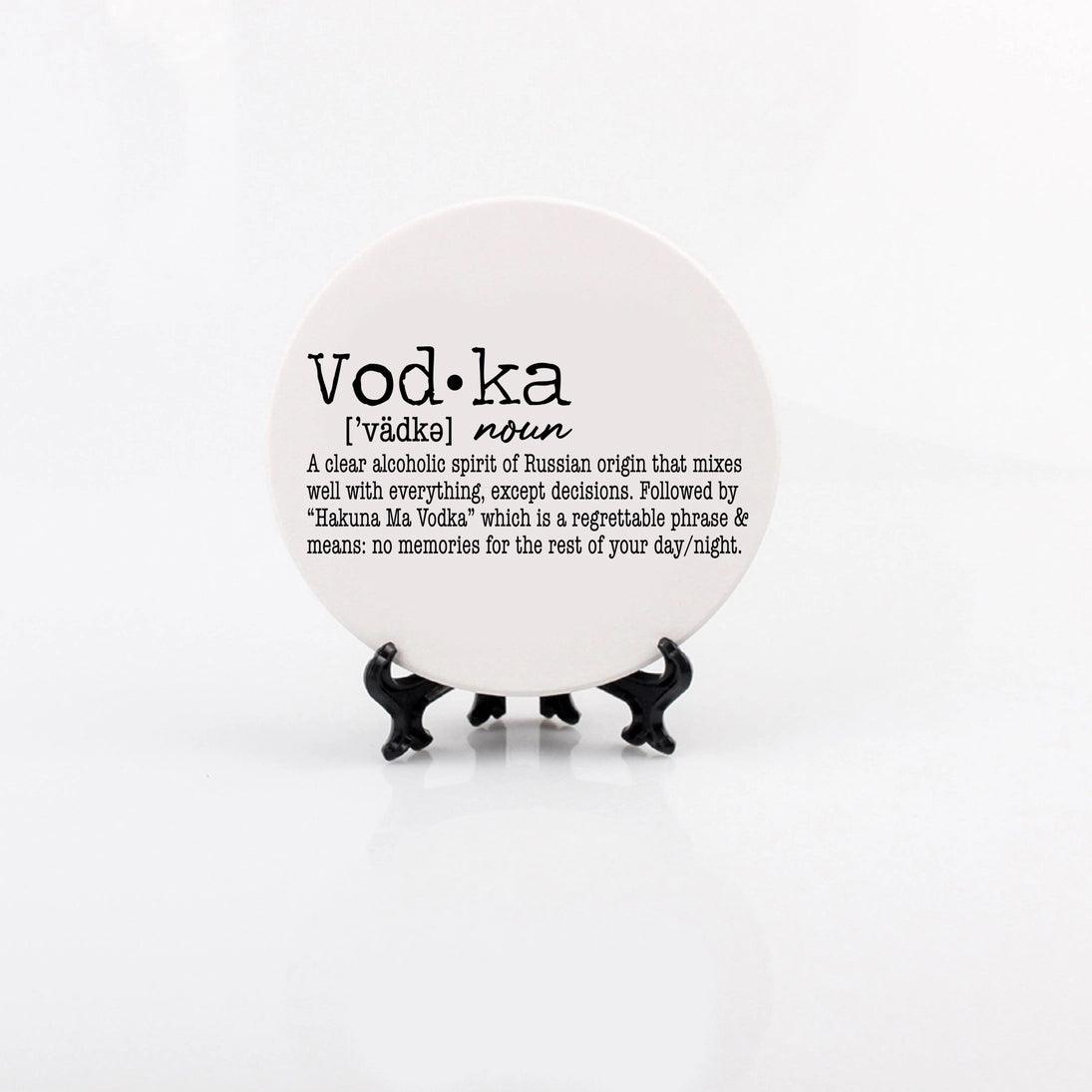 Funny Dictionary Definition Ceramic + Cork Coasters, Barware - Signastyle Boutique