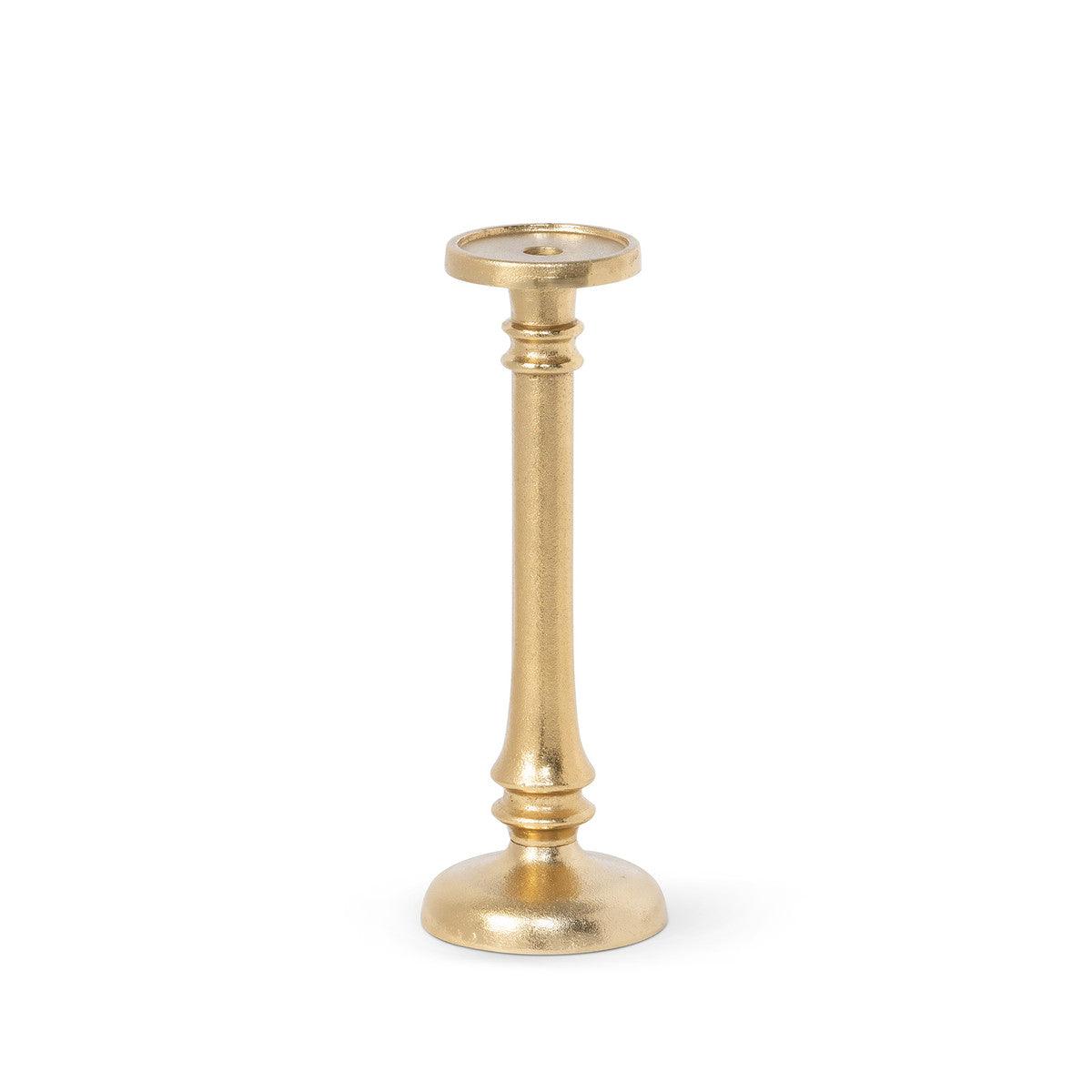 Classic Cast Aluminum Candle Stick, Medium - Signastyle Boutique