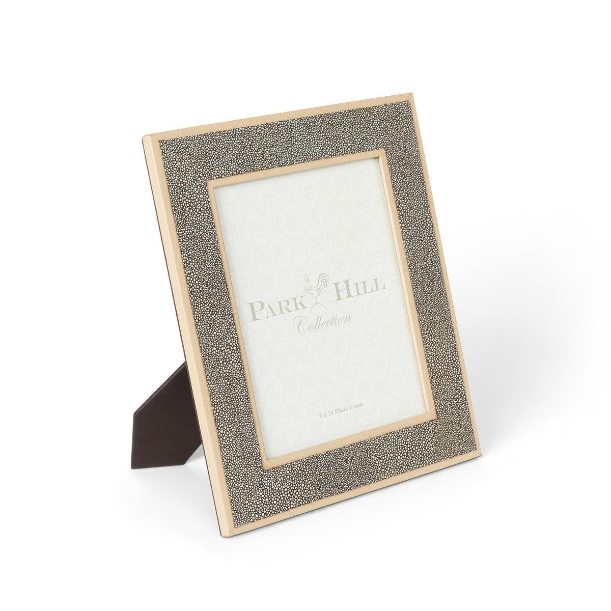 Shagreen Pattern Leather Photo Frame, Large - Signastyle Boutique