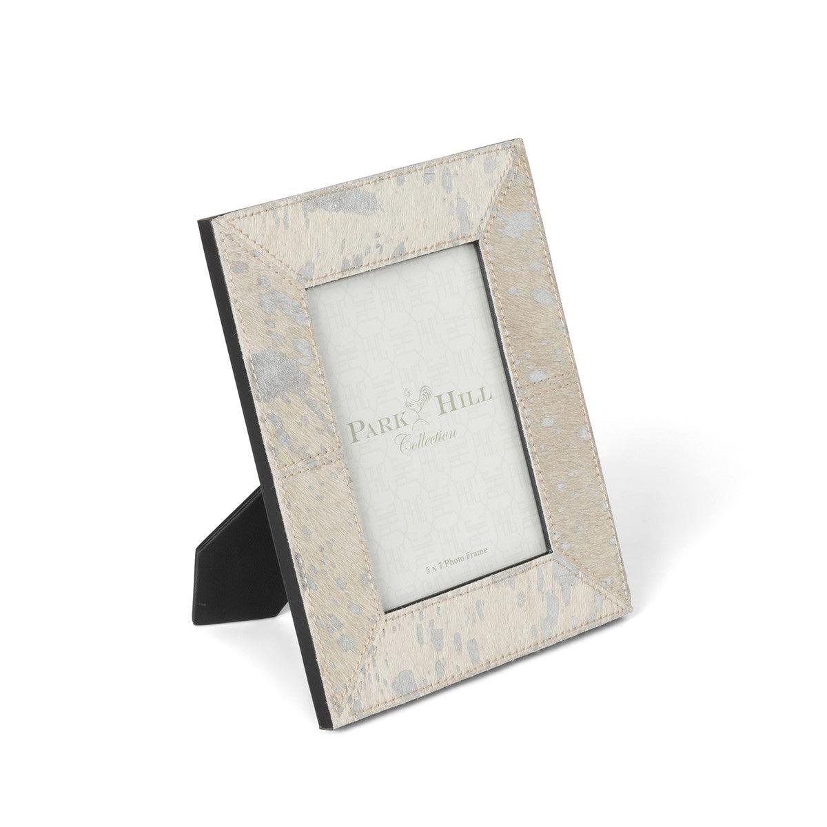 Paint Spattered Hide Photo Frame, Medium - Signastyle Boutique