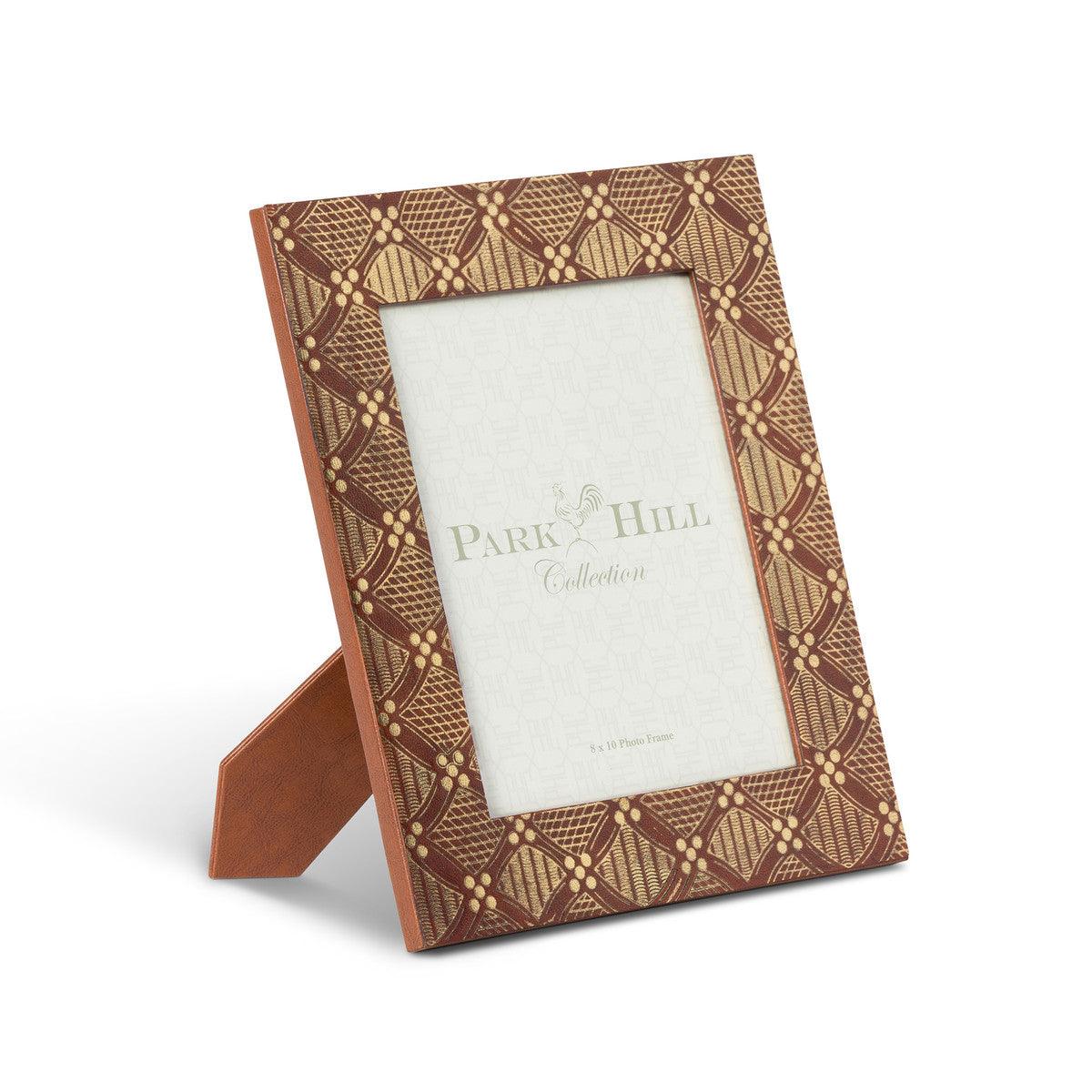 Layla Gold Embossed Leather Frame - Signastyle Boutique