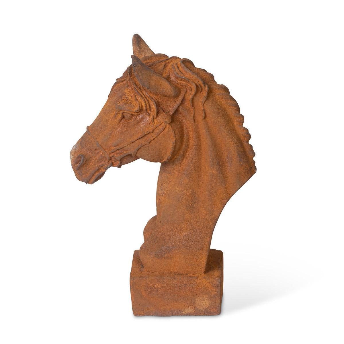 Thoroughbred Cast Iron Bust - Signastyle Boutique