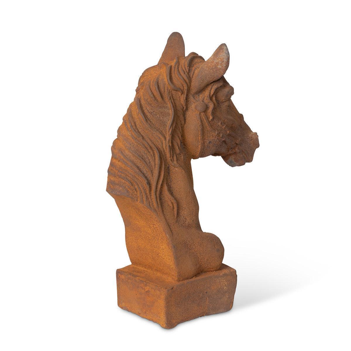 Thoroughbred Cast Iron Bust - Signastyle Boutique