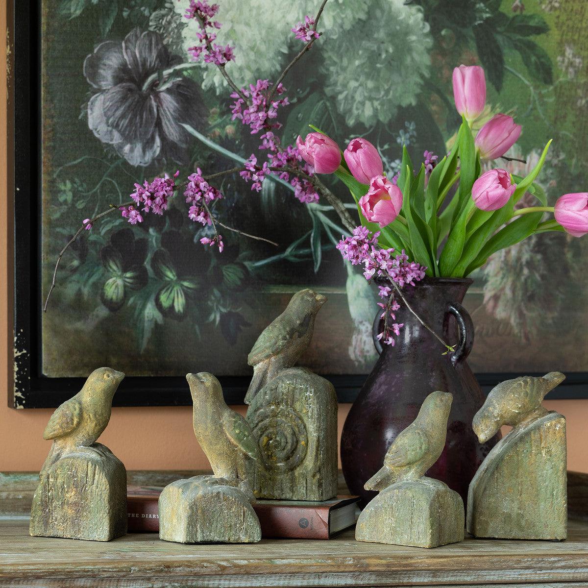 Song Bird Relics, Set of 5, Assorted Sizes - Signastyle Boutique