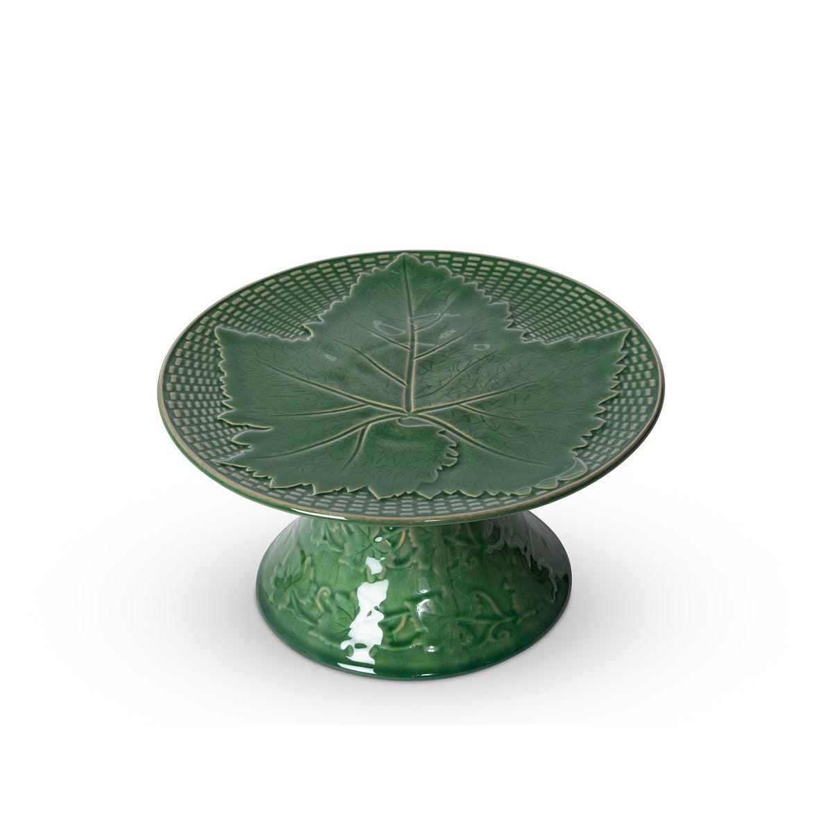 Green Glazed Cake Stand, Small - Signastyle Boutique