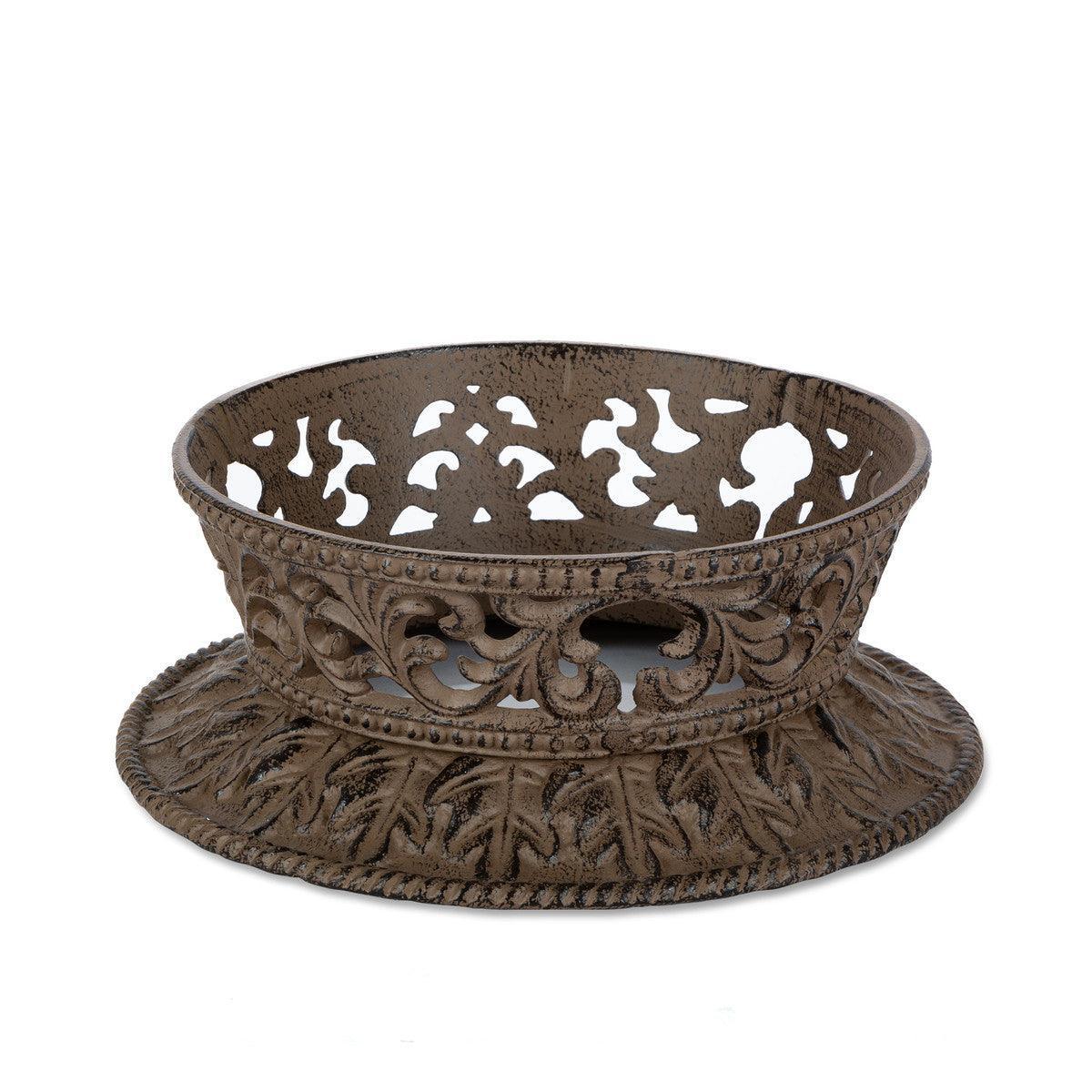 Acanthus Stoneware Bowl on Base - Signastyle Boutique