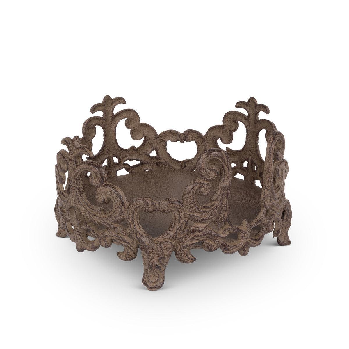 Acanthus Cast Aluminum Salad Plate Holder - Signastyle Boutique