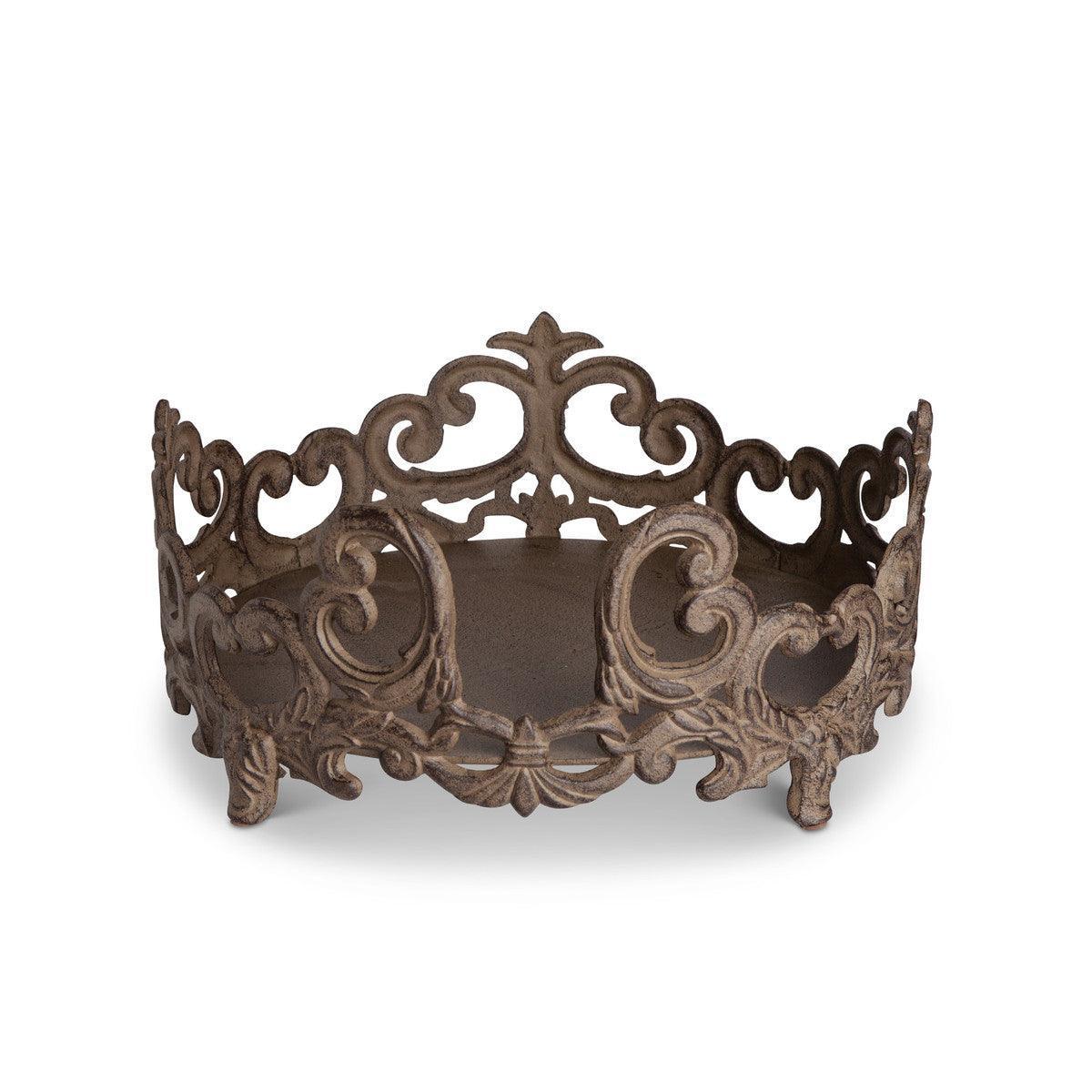 Acanthus Cast Aluminum Dinner Plate Holder - Signastyle Boutique