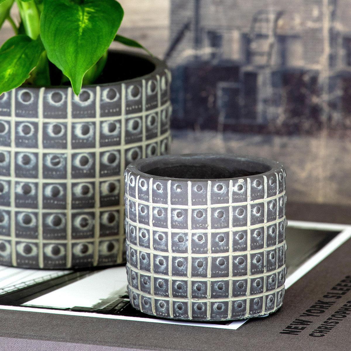 Rivet Pattern Pot, Mini - Signastyle Boutique