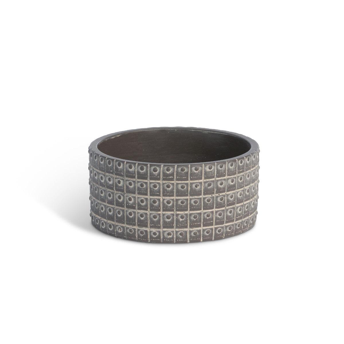 Rivet Pattern Low Planter - Signastyle Boutique
