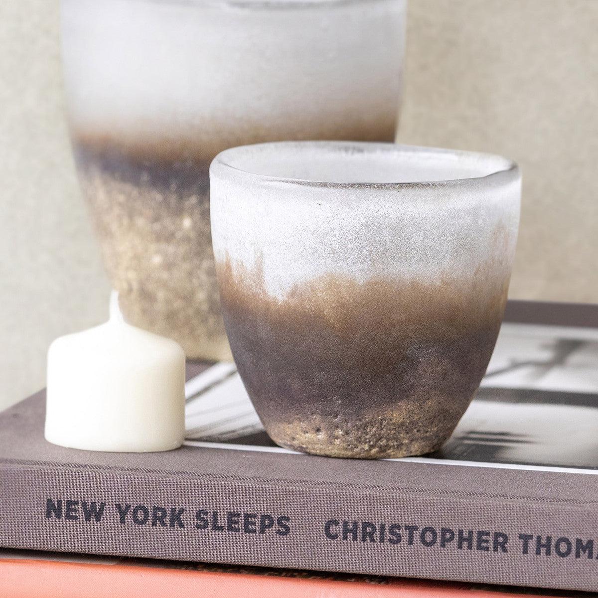 Fairbanks Organic Glass Votive Holder - Signastyle Boutique