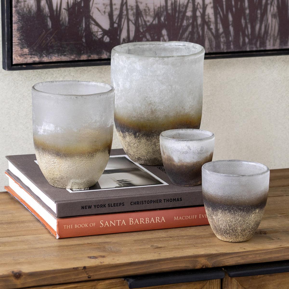 Fairbanks Organic Glass Votive Holder - Signastyle Boutique