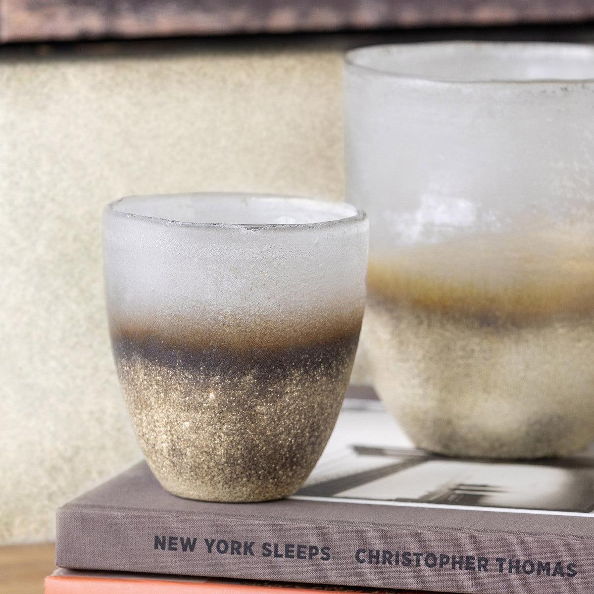 Fairbanks Organic Glass Vase, Small - Signastyle Boutique