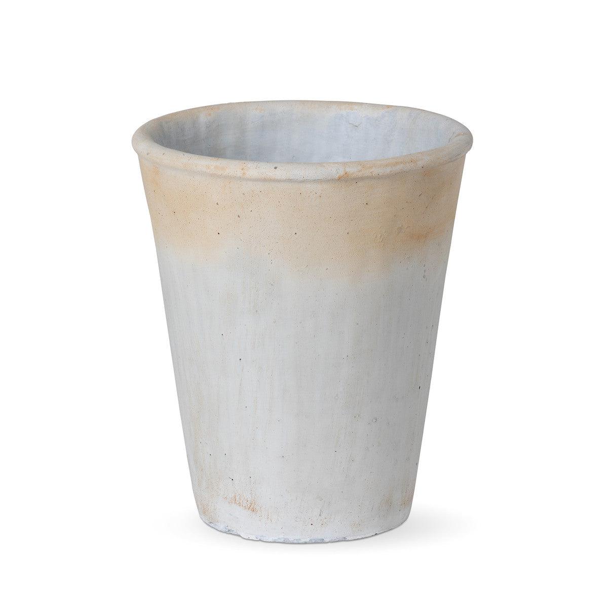 Distressed Concrete Tall Planter, Medium - Signastyle Boutique