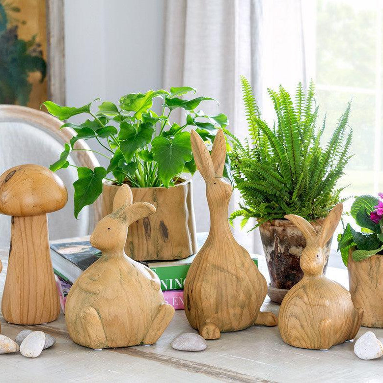 Faux Bois Garden Forest Pot, 5" - Signastyle Boutique