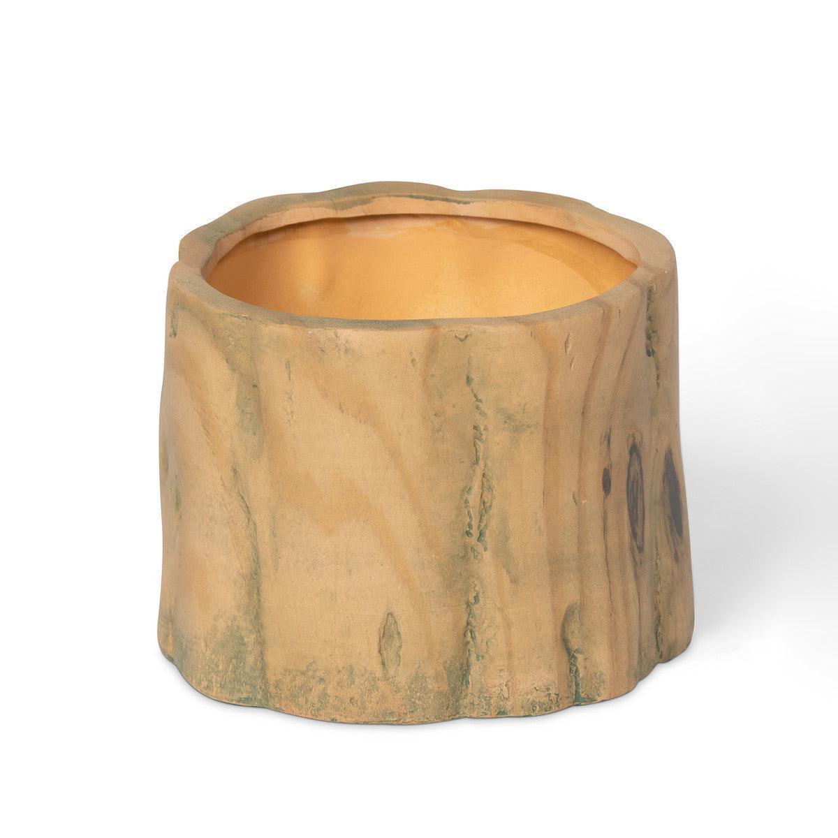 Faux Bois Garden Forest Pot, 6" - Signastyle Boutique