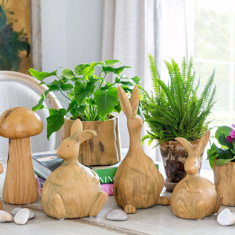 Faux Bois Garden Forest Pot, 6" - Signastyle Boutique