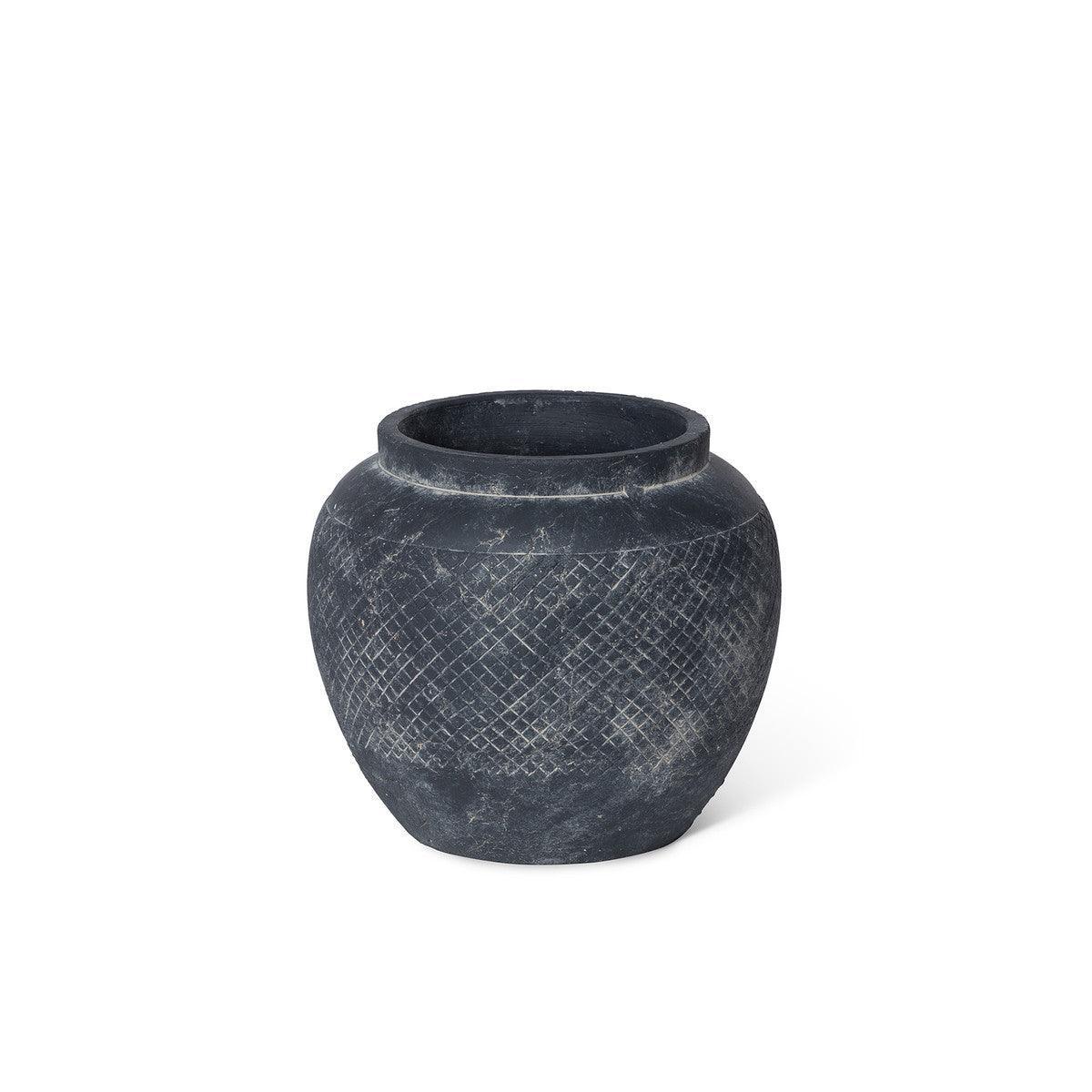 Yucca Cement Pot, 10" - Signastyle Boutique