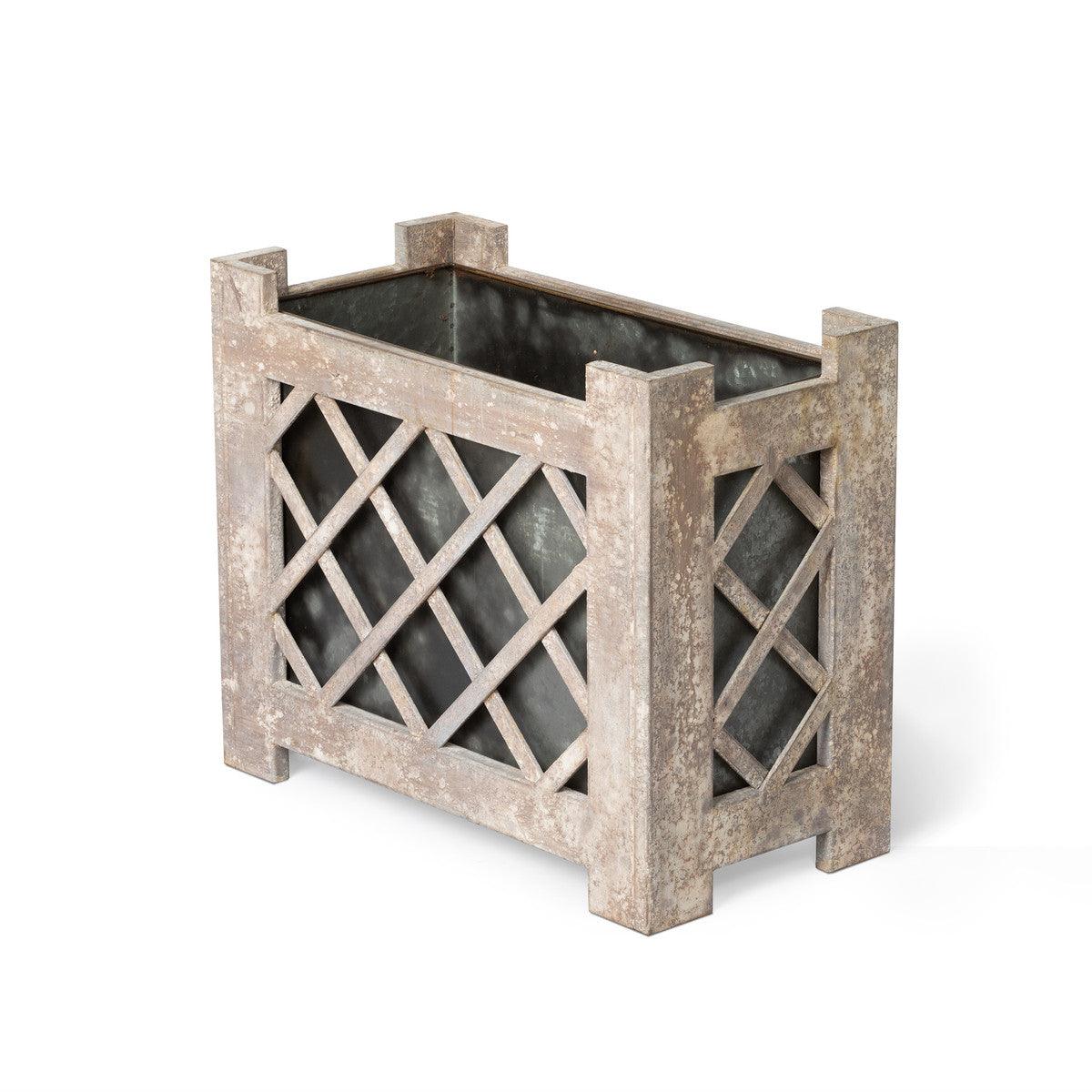 Lattice Iron Garden Planter - Signastyle Boutique
