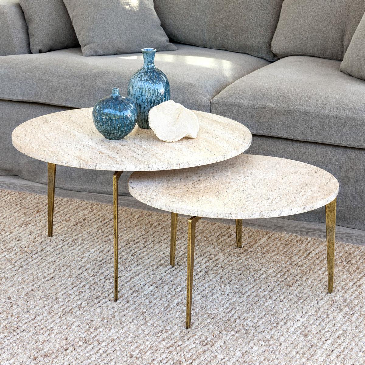 Nero Round Nesting Cocktail Tables - Signastyle Boutique