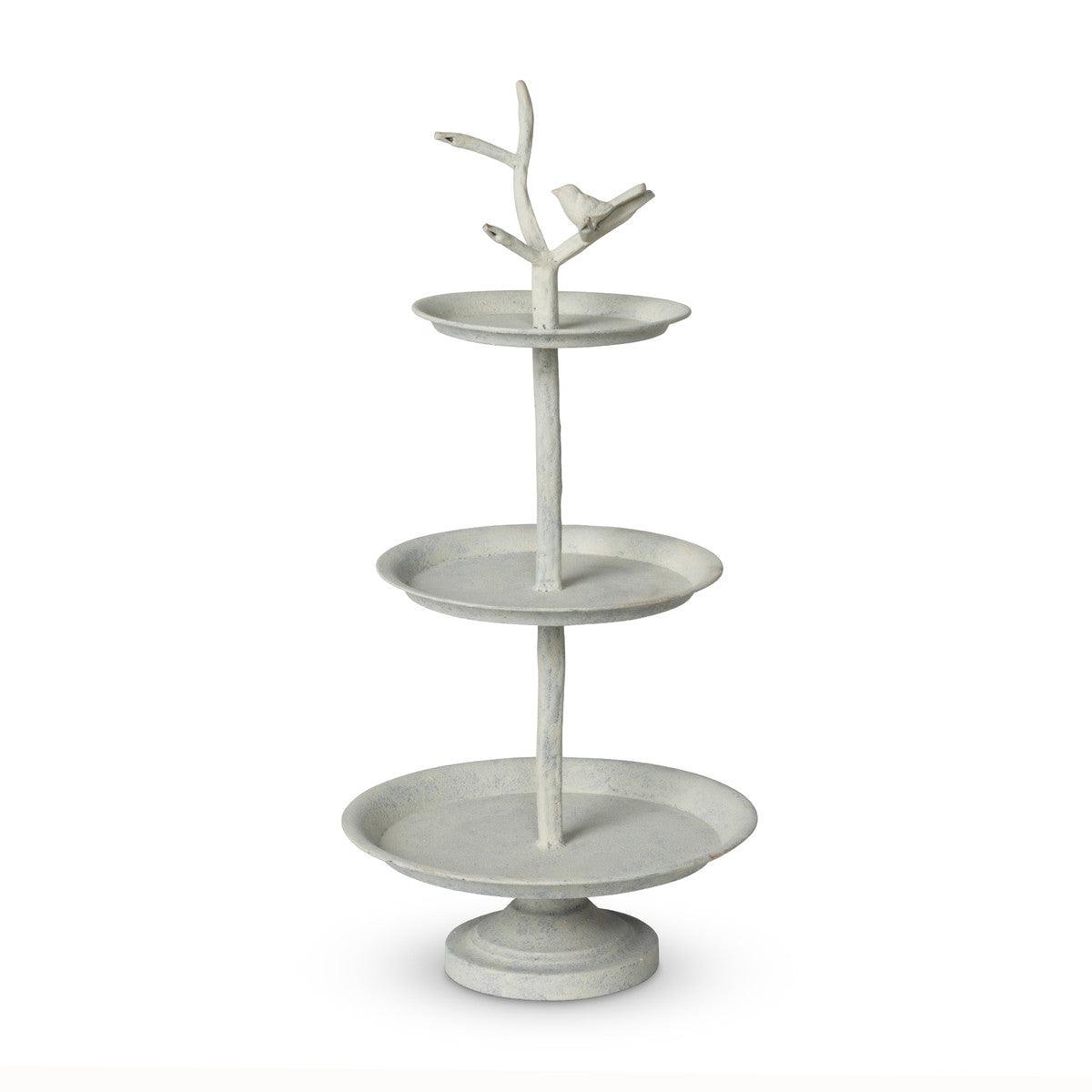 Garden Bird Iron Tiered Plant Stand - Signastyle Boutique