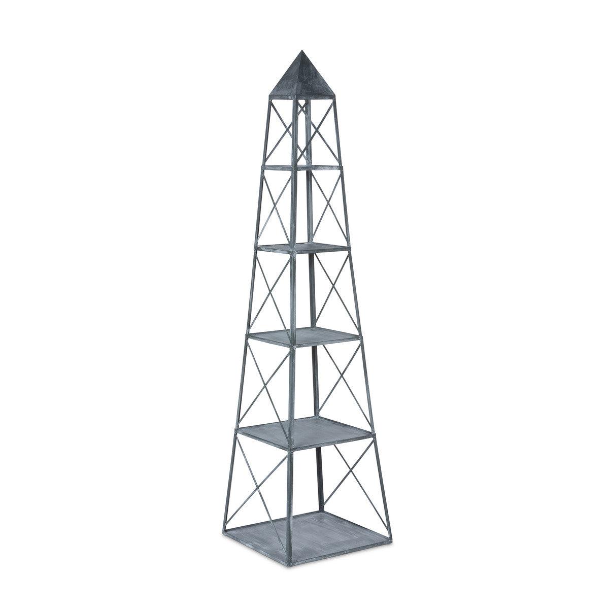 Stackable Galvanized Obelisk - Signastyle Boutique