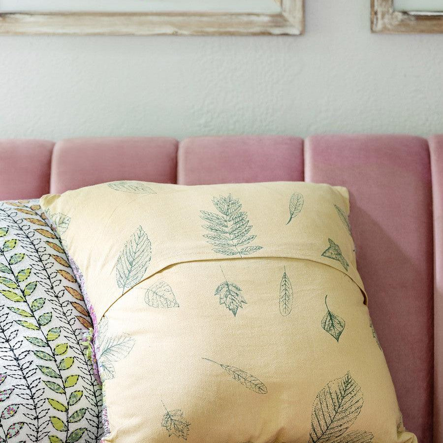 Handstitched Flower Burst Pattern Pillow - Signastyle Boutique