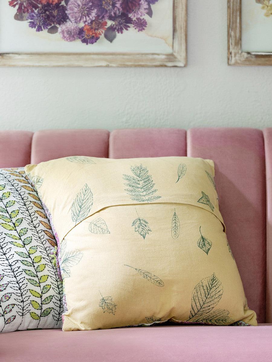 Handstitched Flower Burst Pattern Pillow - Signastyle Boutique