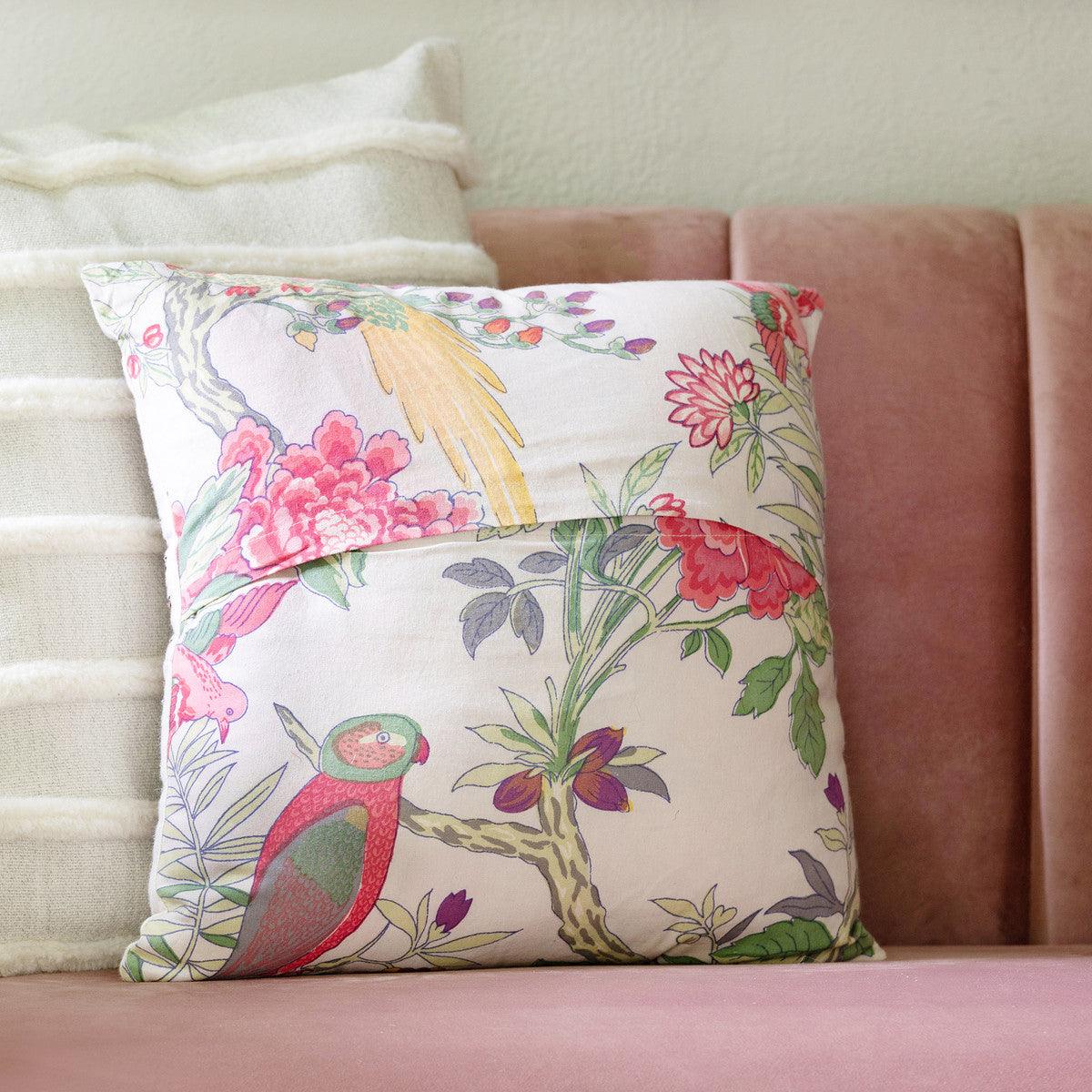 Embroidered Vine Pattern Pillow - Signastyle Boutique