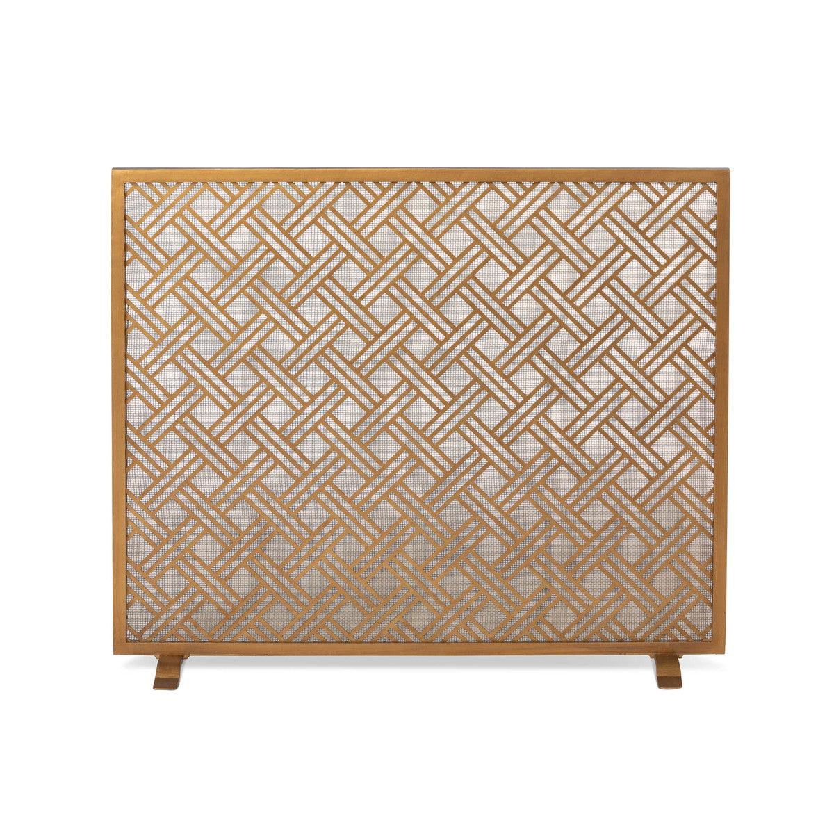 Cross Hatch Fire Screen - Signastyle Boutique