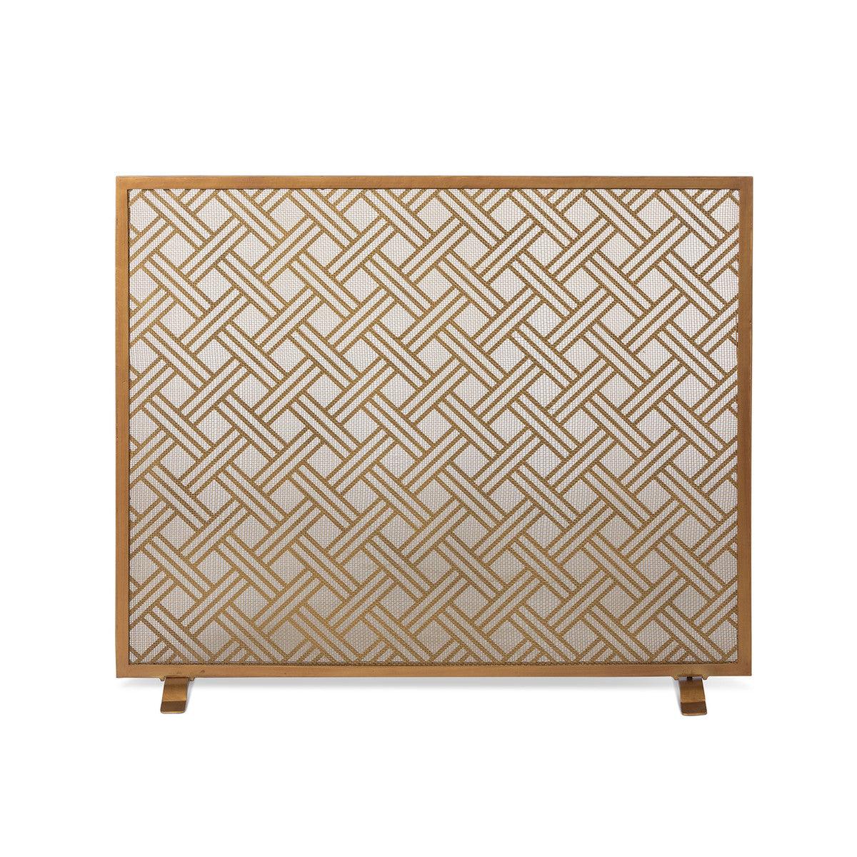 Cross Hatch Fire Screen - Signastyle Boutique