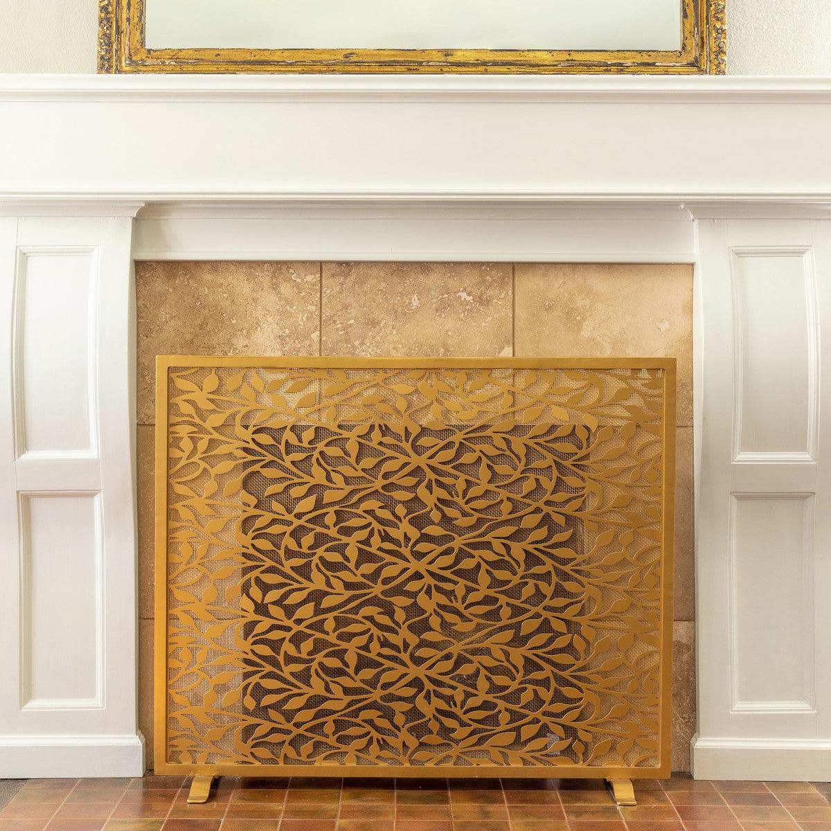 Floral Vine Pattern Fire Screen - Signastyle Boutique