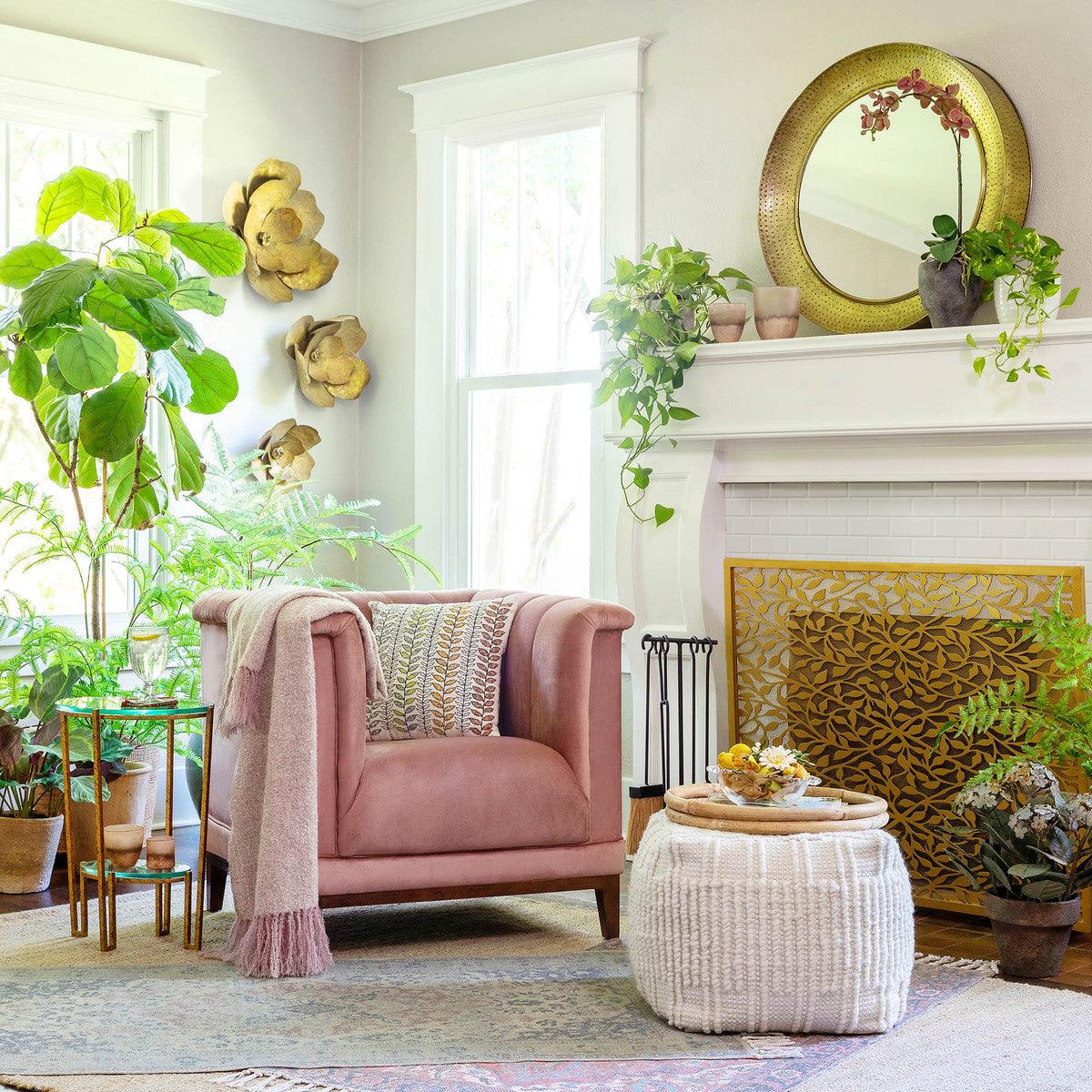 Floral Vine Pattern Fire Screen - Signastyle Boutique