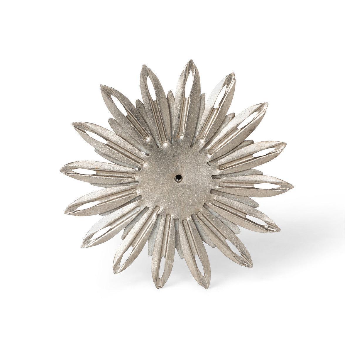 Aged Nickel Wall Sunflower, Small - Signastyle Boutique