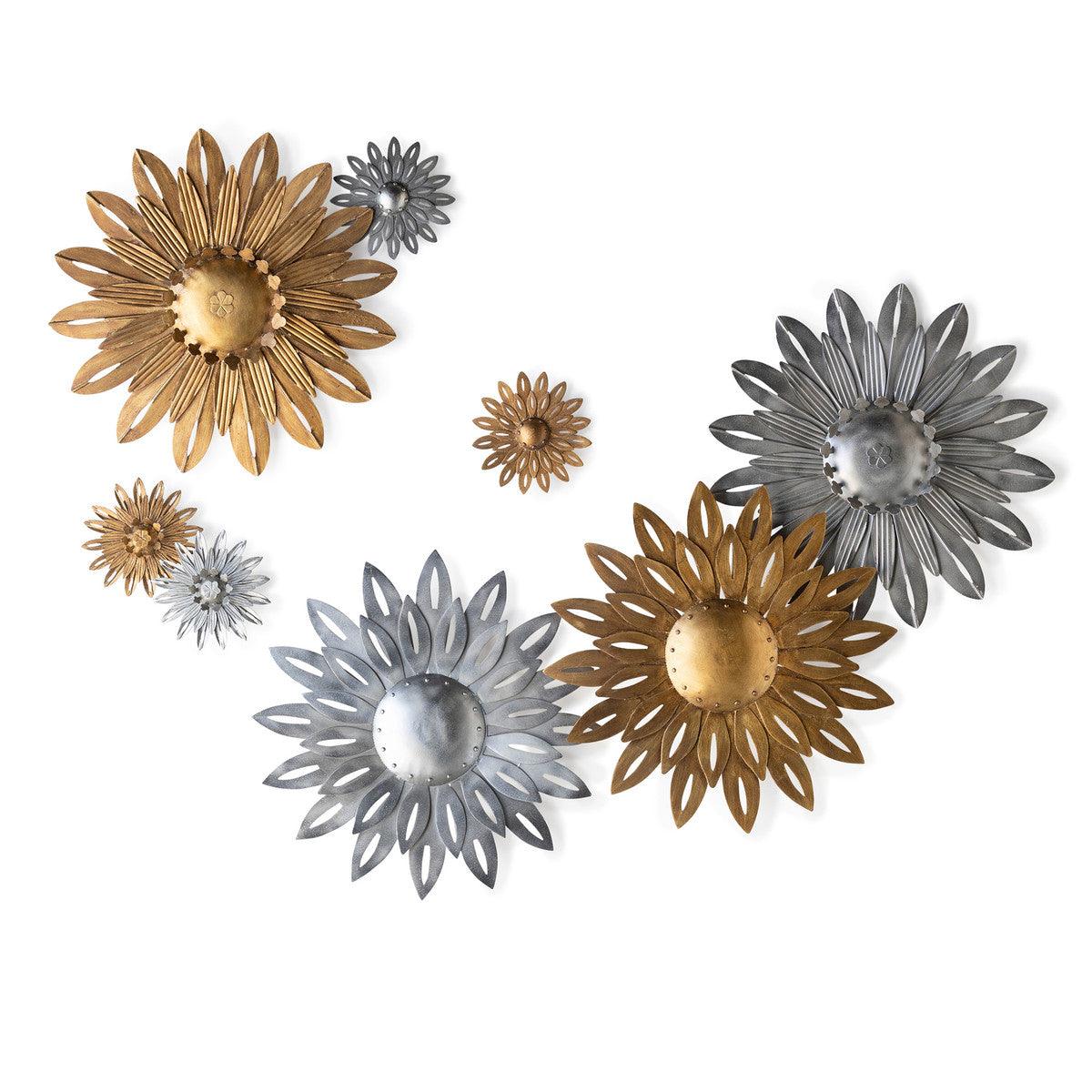 Aged Copper Wall Sunflower, Small - Signastyle Boutique